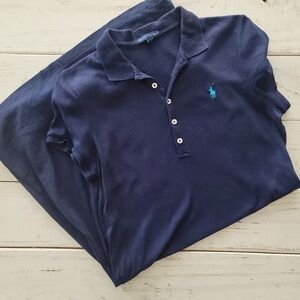 Polo Ralph Lauren Navy Cotton Dress